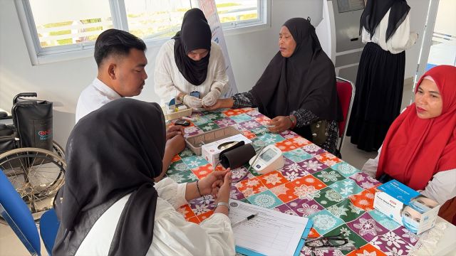 Semarak HUT Kemerdekaan RI, Lapas Bagansiapiapi Hadirkan Layanan Pemeriksaan Kesehatan Gratis Bagi Pengunjung