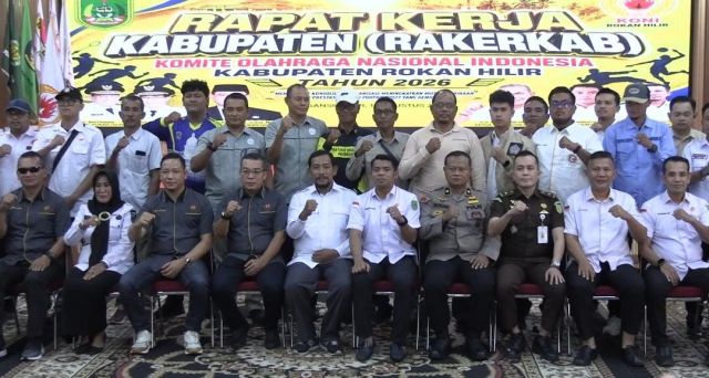 KONI Rohil Menggelar Rakerkab Tahun 2026