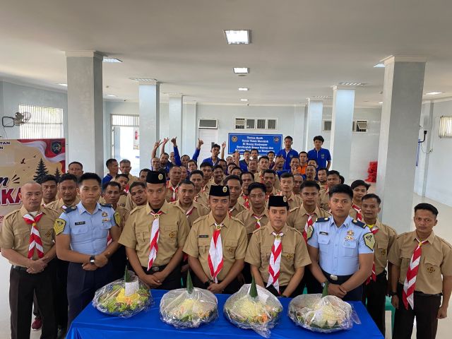 Tasyakuran Hari Pramuka Di Lapas Bagansiapiapi, Wujud Pembentukan Kedisiplinan dan Rasa Cinta NKRI Bagi Warga Binaan